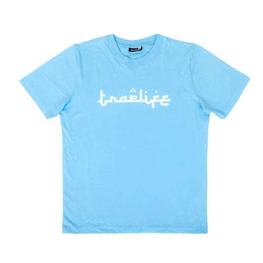 Traplife Babyblue T-Shirts-White Logo