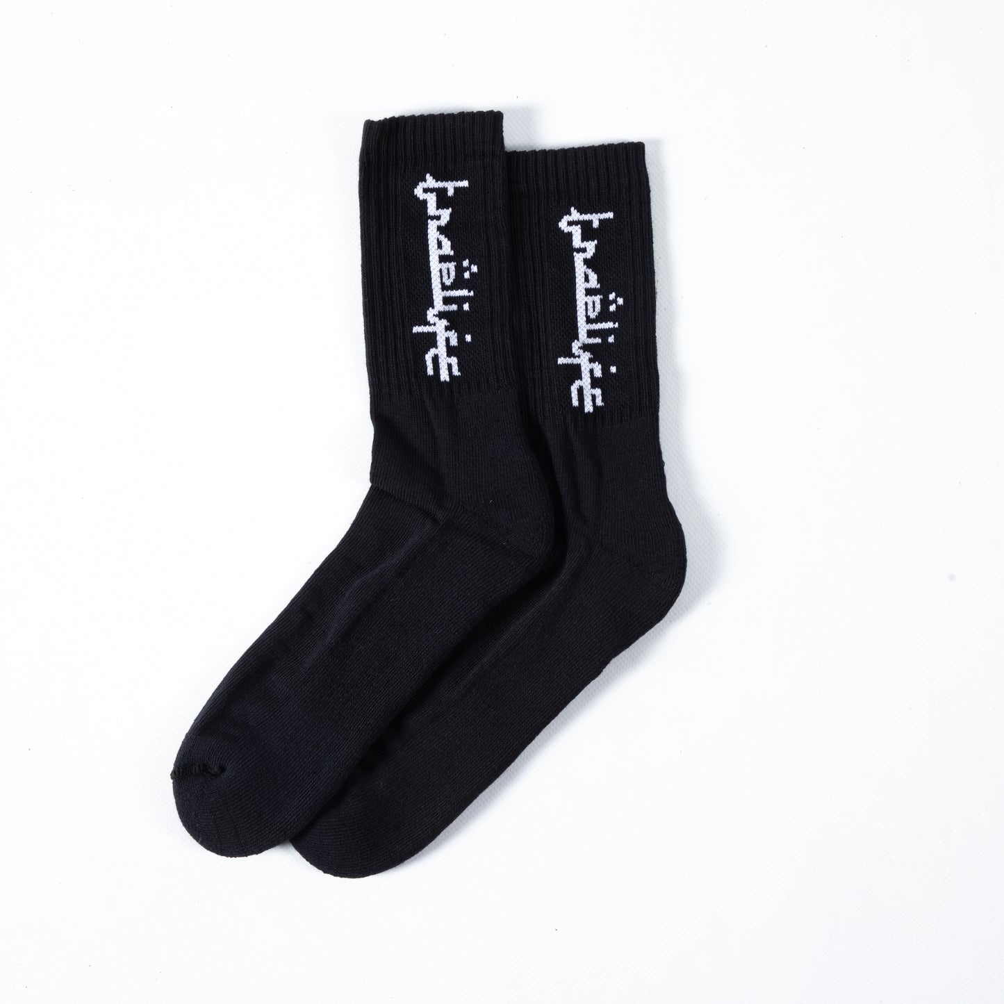 Black Socks - 2 Side Logo